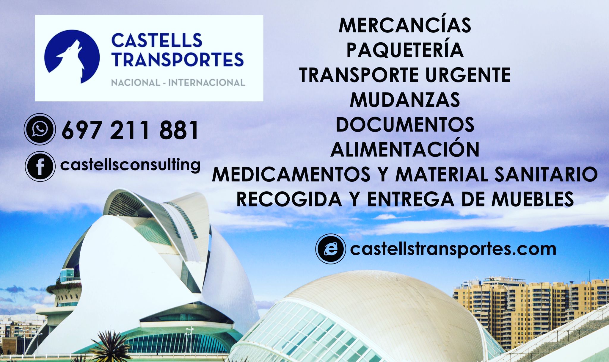 Transportes Castells en Valencia Algemesi